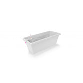 Self-watering flowerpot Extra Line SMART, length 50cm white